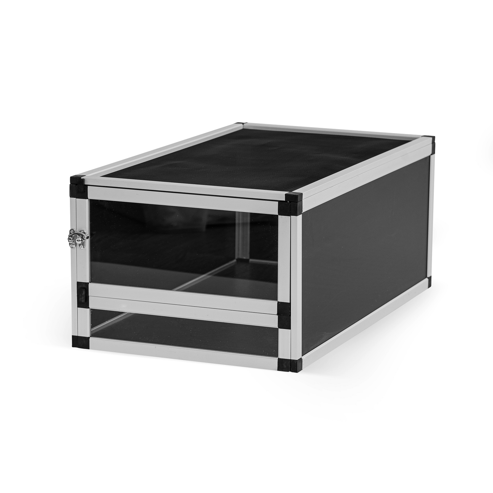 Horizontal terrarium for agams, geckos